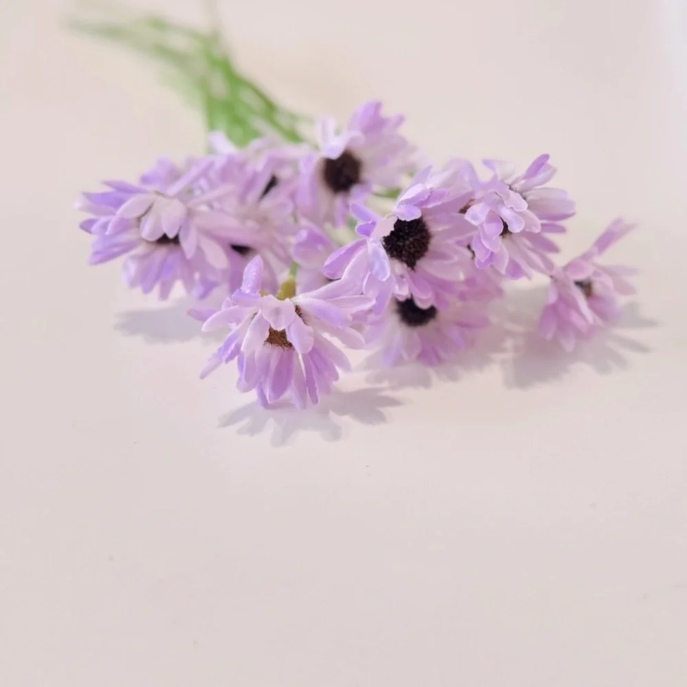 LIFELIKE Purple Daisy Flower Picks Floral Daisies Home Decor Arrangement Wreath